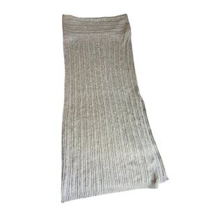 Wild Fable Ribbed Knit Maxi Skirt Size  XXL Gray Soft and cozy fabric blend
